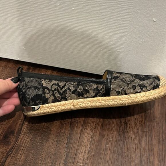 Stuart Weitzman Black Lace Platform Shoes, Size 7.5 - Picture 6 of 13